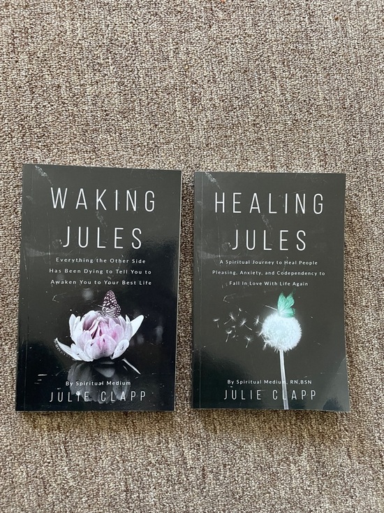 None Other - 2 Books, Healing Jules by Julie Clapp - & Waling Jules.